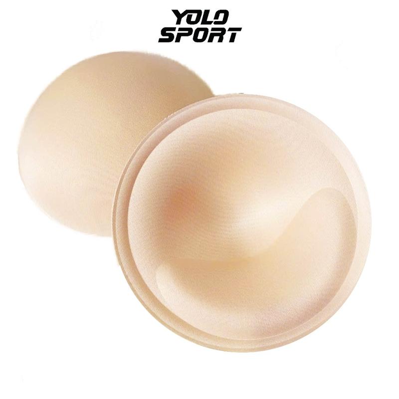 Miếng Lót Đệm Mút Áo Ngực Hình Tròn Có Đệm Nâng Ngực Độn Lót Cho Áo Bra Tập Gym Yoga Đồ Bơi Cao Cấp 1 Cặp YOLO SPORT Cao Su Nữ Cao Su Nữ
