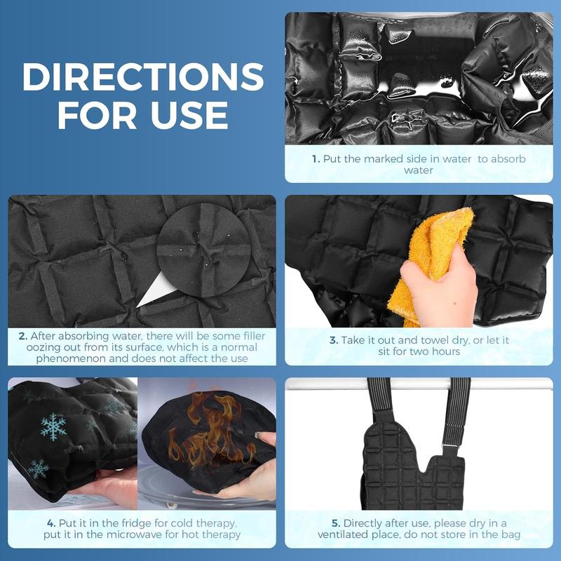 Product Introduction of Shoulder Ice Pack Wrap, Reusable Cold Pack for Men and Women, Hot Cold Compress for Shoulder, Sports & Outdoor Accessories 5