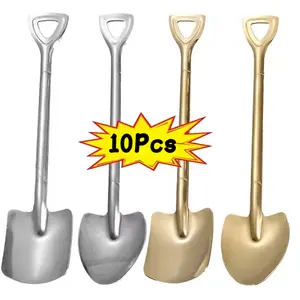 1/3/6/10Pcs Baru Sekop Sendok Stainless Steel Sekop Sendok Semangka Es Krim Makanan Penutup Peralatan Meja Sekop Alat Makan Set