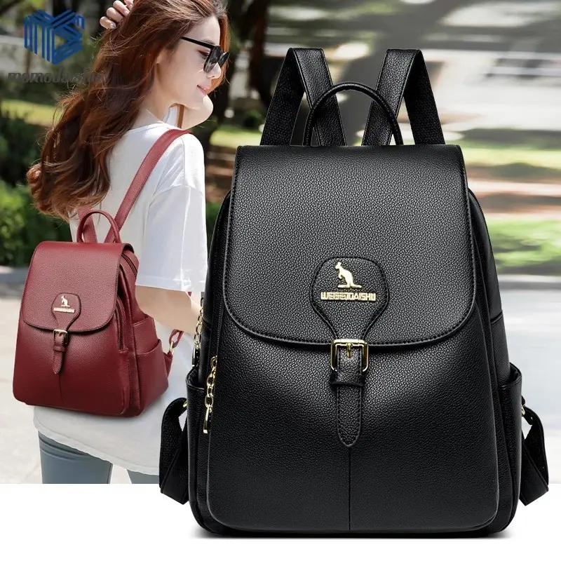Tas Ransel Backpack Fashion Wanita Sekolah Kuliah Kerja Multifungsi Remaja Trend Masakini