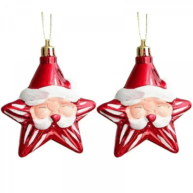 Đồ Trang Trí Bóng Giáng Sinh Người Tuyết, Bộ 2 Chiếc, Mặt Dây Chuyền Treo Cây Giáng Sinh, Đồ Trang Trí Giáng Sinh, Để Trang Trí Nhà Cửa Và Tiệc Năm Mới 5