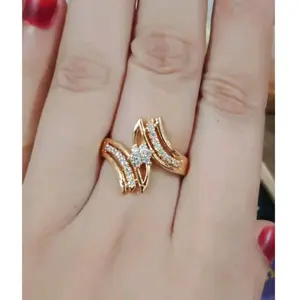 Cincin wanita dewasa motif bunga petir