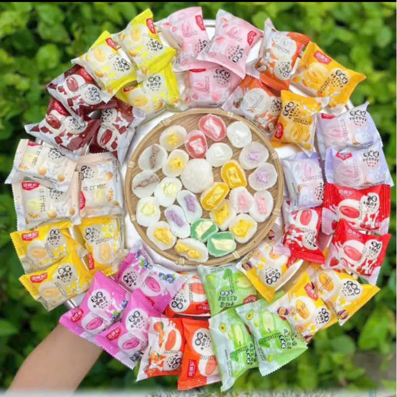 [13 vị] Bánh mochi kem lạnh phủ dừa đủ vị nhân kem khoai môn/đậu nành/sầu riêng siêu ngon