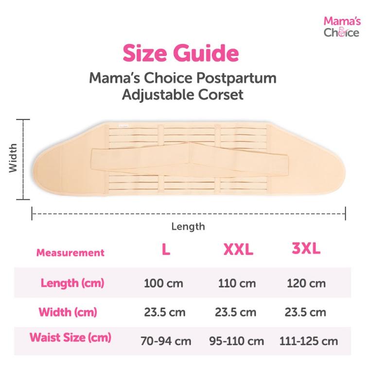 Maternity Postpartum Adjustable Corset | Belly Band | Belly Wrap | Binder Comfortable Breathable 3