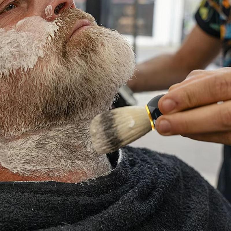 Product Introduction of Professional 3-in-1 Shaving Brush Set Shaving Brush Shaving Bowl Shave Care Kits Shaving Stand Men Facial Cleaner Men's Shaving Gift 14