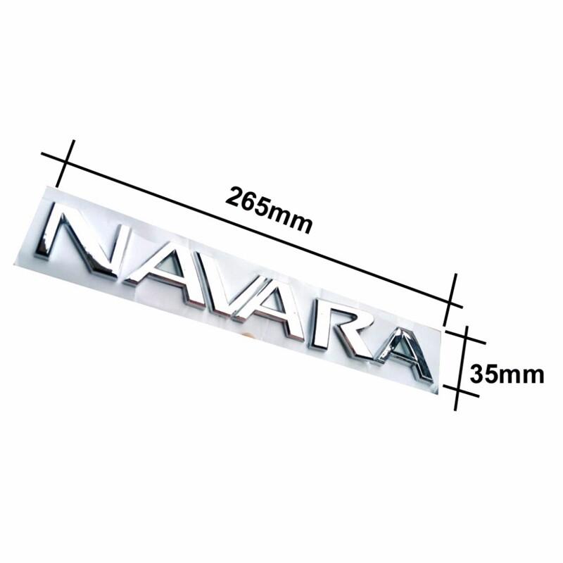 For Nissan NAVARA letter emblem Rear trunk logo Car side sticker Back ...