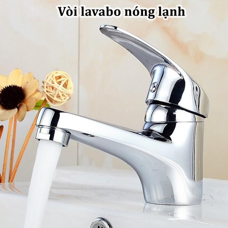 VÒI LAVABO ĐỒNG THAU NÓNG LẠNH 308 2