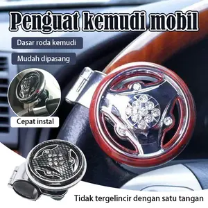 Knob Grip Setir Mobil Steering Wheel & Handle Control Dekorasi Interior Mobil Cover Steering