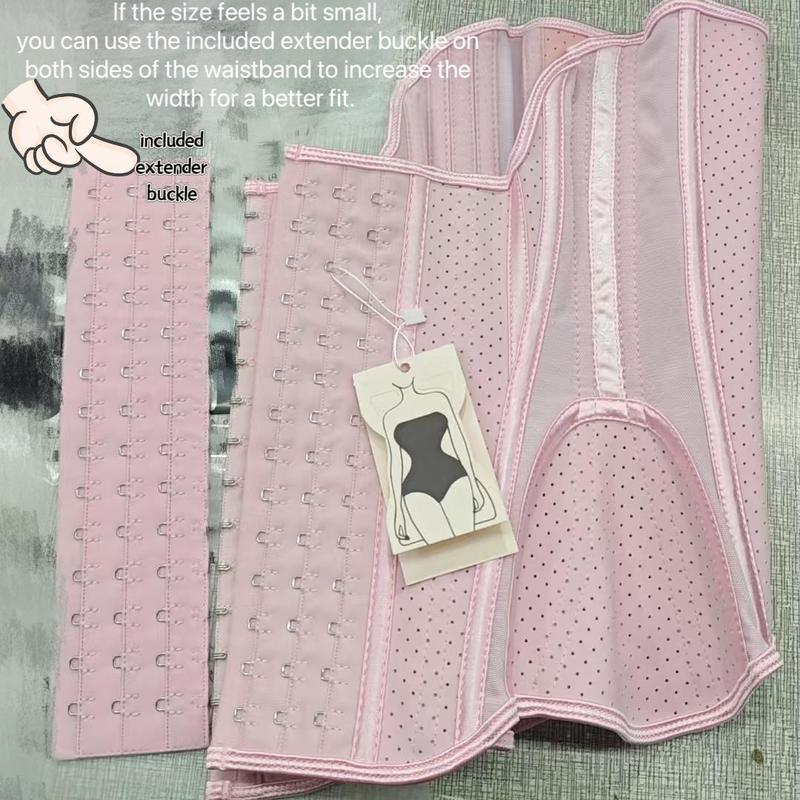 Product Introduction of 14 Buttons Summer Sport Waist Trainer, 1 Count Women's Fashion Accessories, Holiday Gift for Friend Family 19