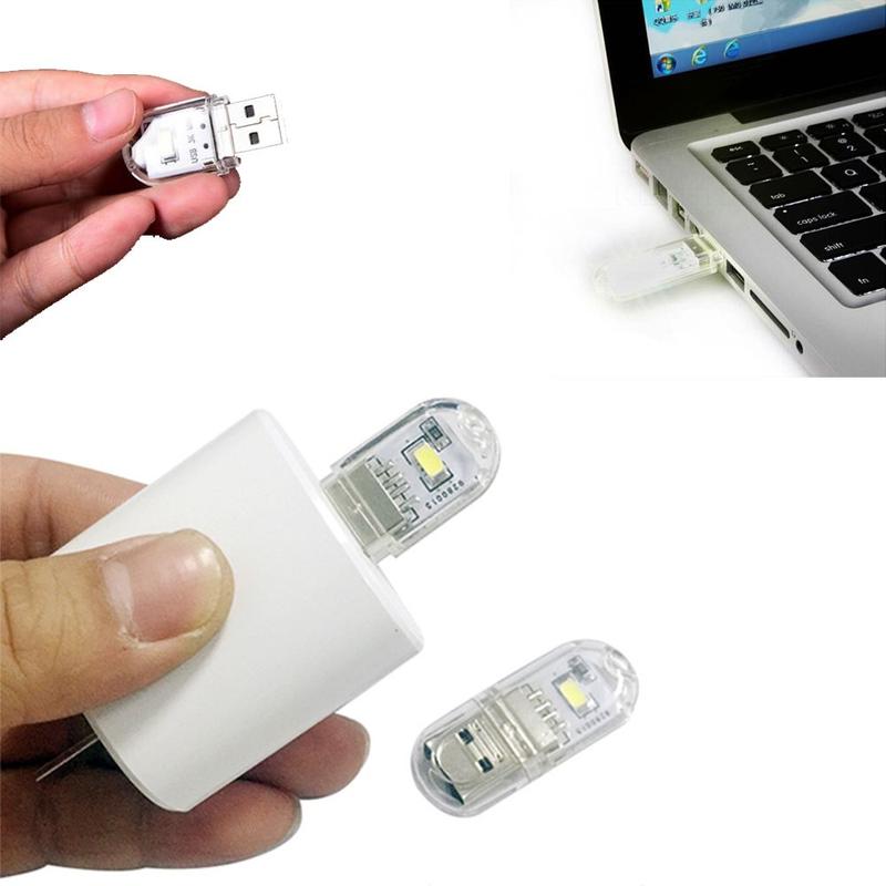 Mini Transparent Plastic USB Reading Light Single LED Laptop - TikTok ...