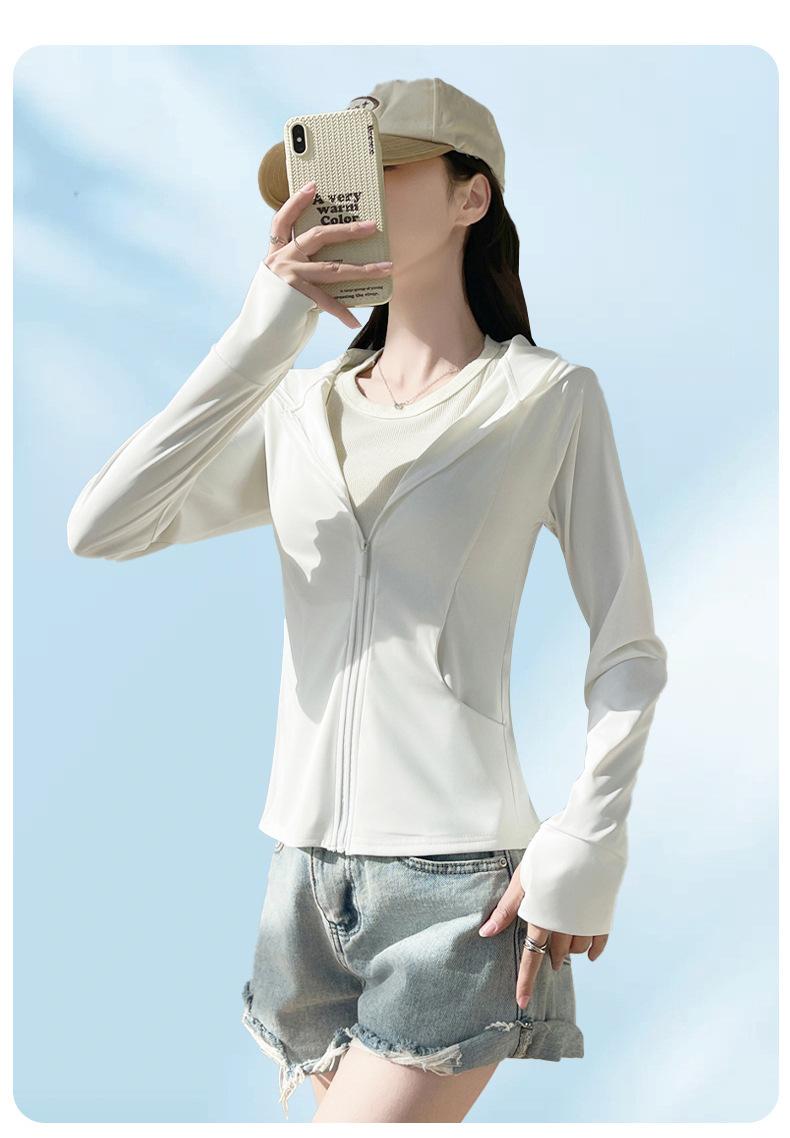 Product Introduction of Outdoor Ice Silk Sun Protection Clothing with Pocket, New UV-Proof Sunshade Light Sun-Protective Clothing, Outdoor Sports Thin Section Hooded Jacket 21