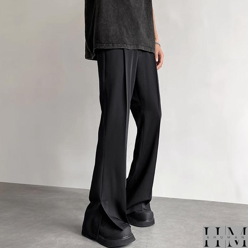 Quần Tây Nam Ống Suông Loe Xẻ Tôn Dáng SIXHUMAN HMQ144 