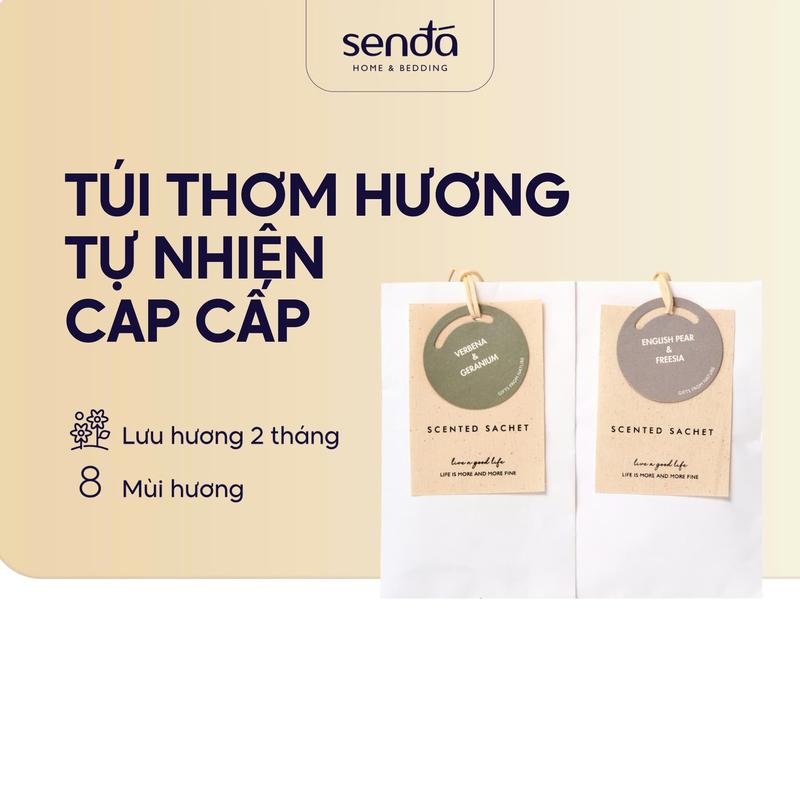 Túi thơm để tủ quần áo Sen Đá Home Bedding hương thơm tự nhiên cao cấp cỡ lớn treo ô tô tủ giày túi xách Dầu Thơm Phòng Dầu Thơm