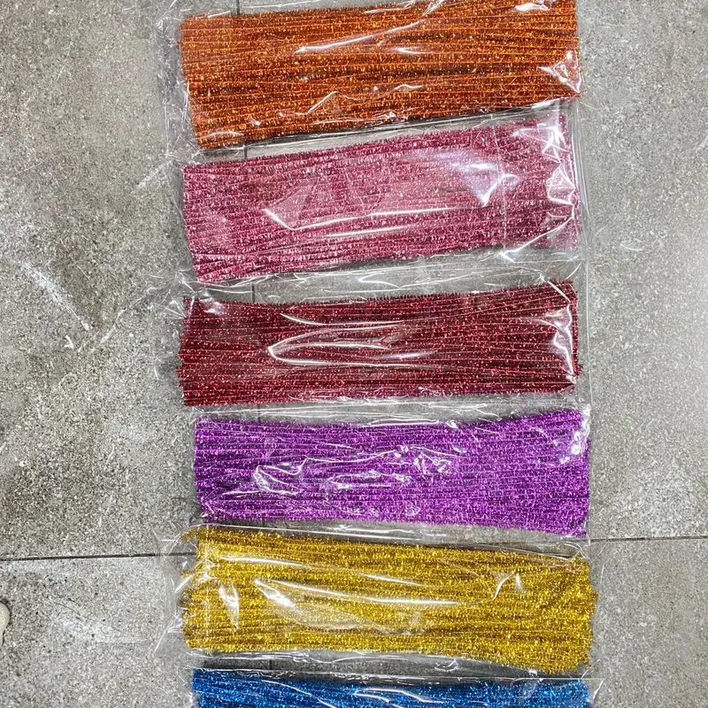 Kẽm Kim Tuyến 100 sợi Làm Hoa đủ màu - Đồ Handmade kẽm nhung Diy 8