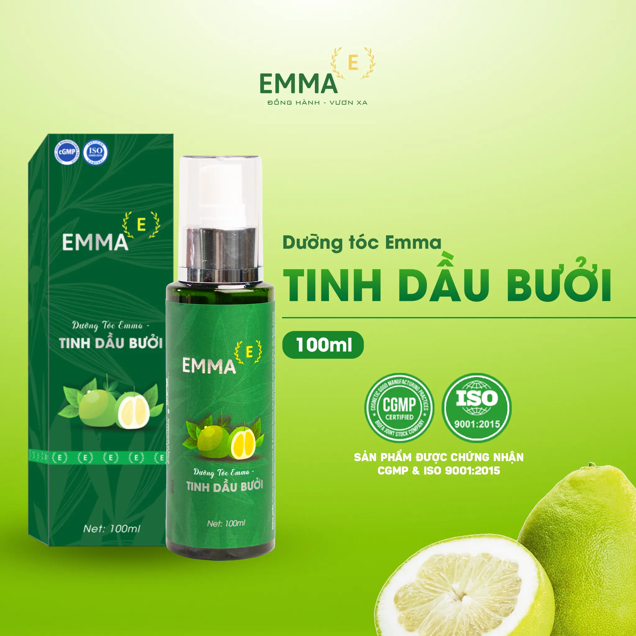 Tặng lược massage – TINH DẦU BƯỞI 100ml kích thích mọc tóc nhanh