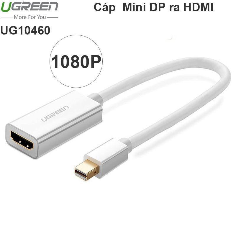 Cáp chuyển Mini DisplayPort to HDMI UGREEN 10460 10461 MD112 Phụ Kiện Chính Hãng | Bảo Hành 18 Tháng Đổi Mới