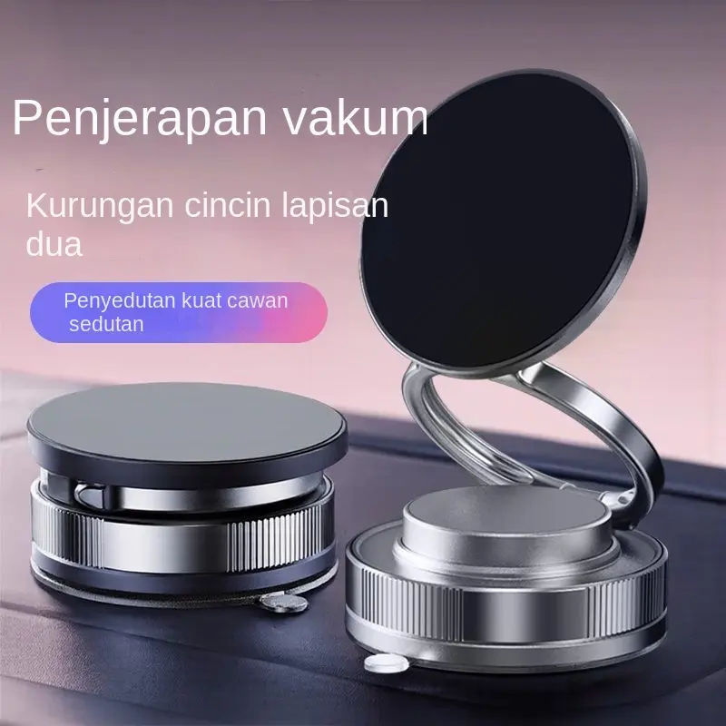 Vacuum Adsorption Phone Holder 2025 New High-end Mechanical Car Phone Holder MagSafe Magnetic Telescopic