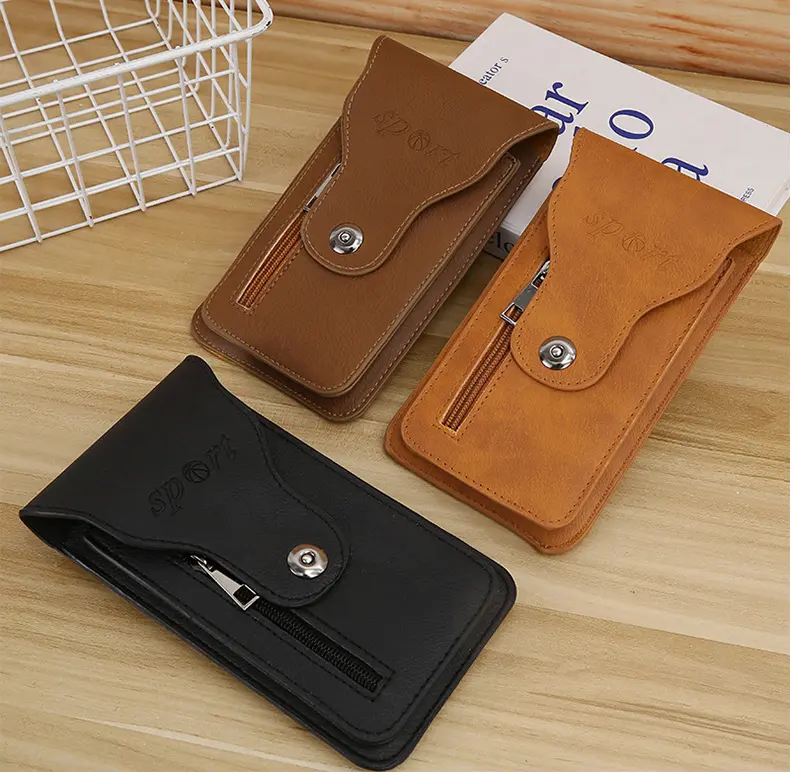 Bao da điện thoại đeo thắt lưng Mã B29B 4