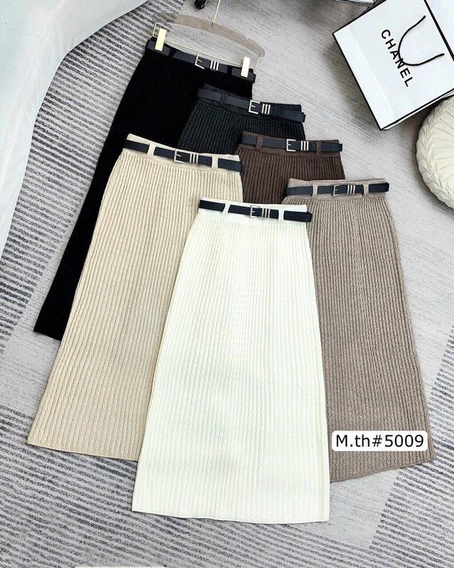  Chân váy len dài 90cm có kèm đai chất len thừng đẹp có kèm đai mix đồ dễ thương TV5009 