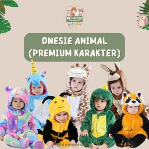 Onesie ANIMAL HEWAN PREMIUM Kostum Grosir Murah De Monroe Baju Bayi dan Anak Kids