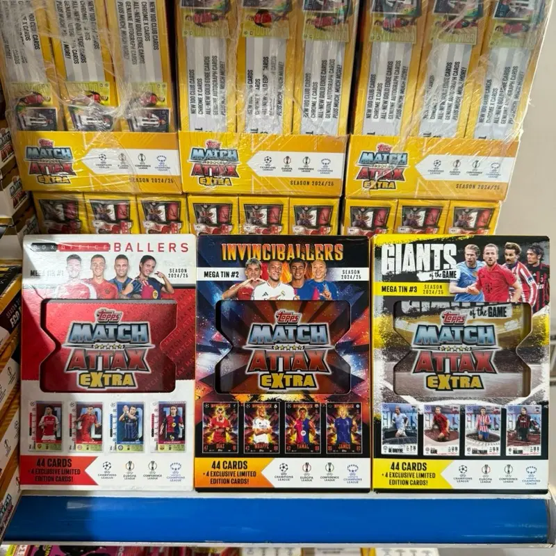 [ Chọn Ngẫu Nhiên ] [ Mega Tin ] Hộp Thẻ Lớn Match Attax Champions League EXTRA Mùa 2024/25 24/25 ( 48 thẻ ) 6