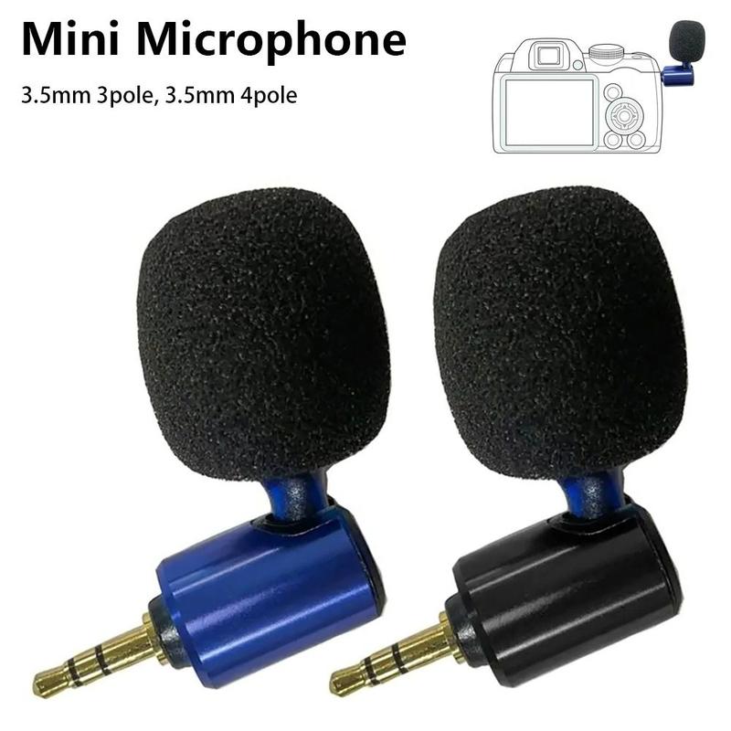 1 cái Bền bỉ Giắc cắm 3.5mm Micrô Stereo Hướng Định Linh Hoạt 3/4 Cực Micro nhỏ…