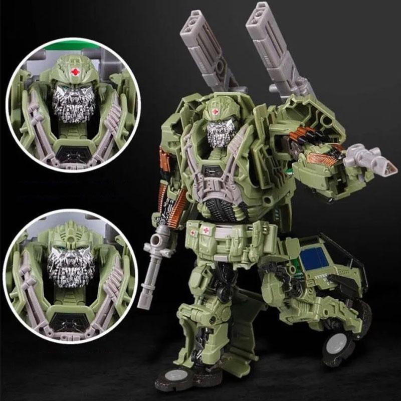 Product Introduction of Hound Transformers 5 Toys Figure The Last Knight Transformer Robot Jeep Robot  Action Figure Toy Gifts 26