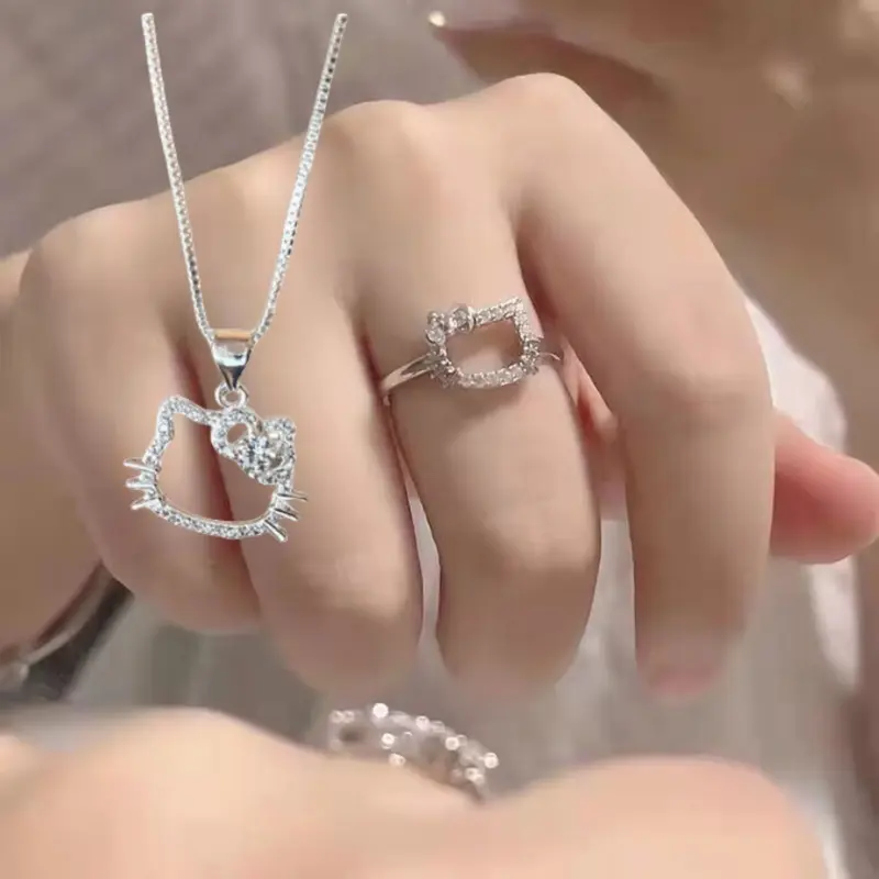 Vòng Cổ Hello Kitty, Sunborui, Mặt Dây Chuyền Dễ Thương Và Đáng Yêu, Dây Chuyền Thổi, Thích Hợp Làm Quà Sinh Nhật Cho Bạn Gái, Quà Tặng Đi Bộ Đường Dài, Bán Chạy Ở Việt Nam Trang Sức Chain 5