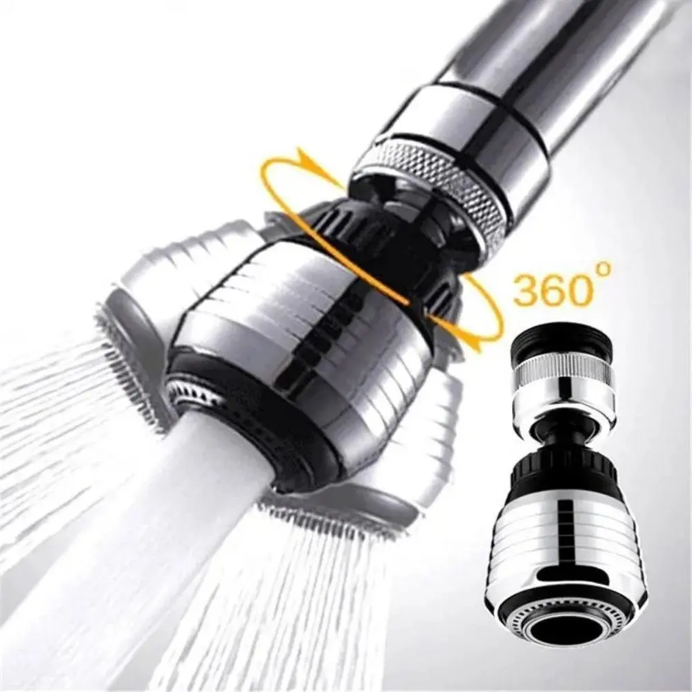 360° Rotatable Kitchen Faucet Diffuser, 1 Count Water Saving Faucet Filter, Gadgets for The Home, Kitchen Supplies For Sink