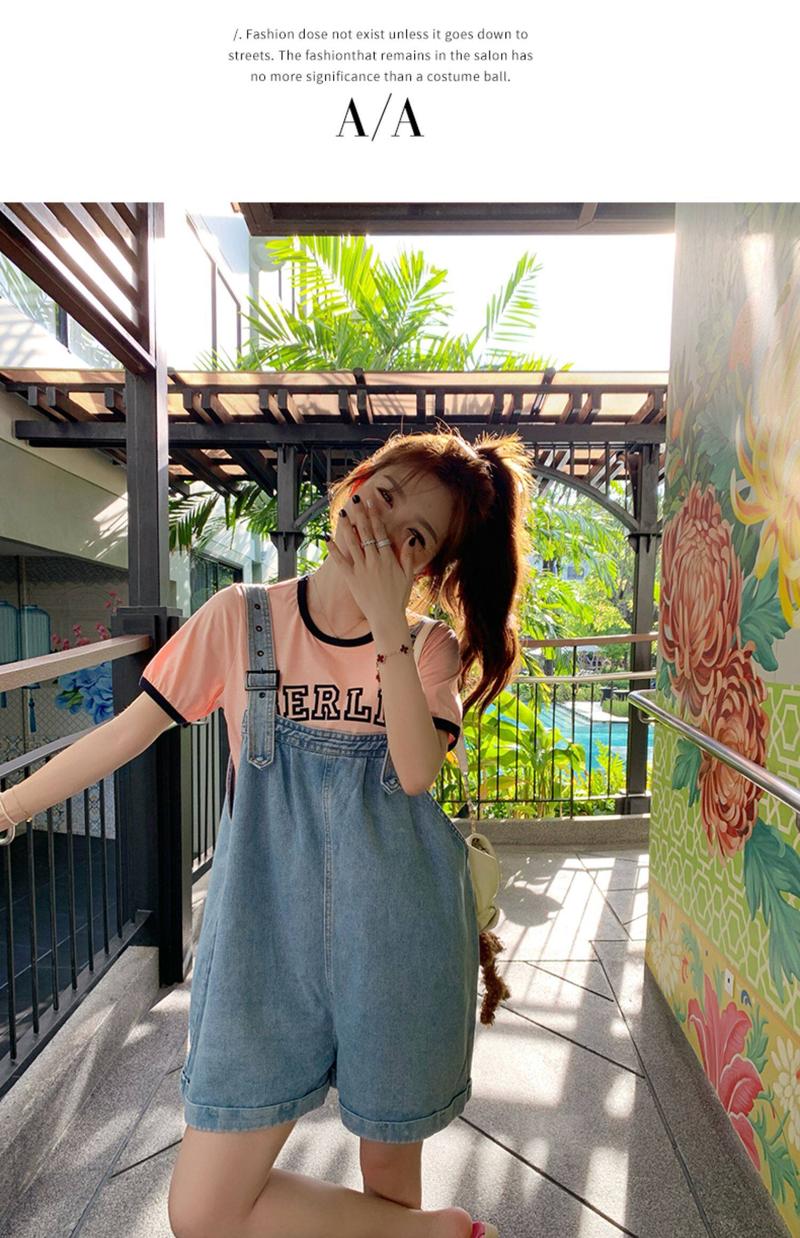 Product Introduction of Quần Yếm Ngắn Denim Yếm Có Thể Điều Chỉnh Dy022, Thoải Mái Khi Mặc Với Tất Cả Các Thiết Kế, # DY031 13