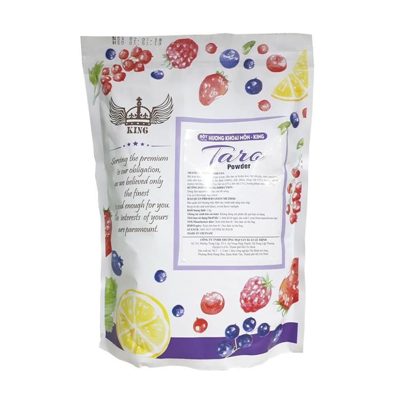 Bột hương khoai môn hiệu King pha trà sữa khoai môn KING SUN - gói 1kg