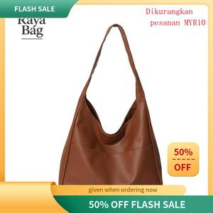 Beg Tangan Wanita, Kulit Tiruan, Fesyen, Gaya Ringkas, Kapasiti Besar, Beg Bahu, Sesuai untuk Pakaian Kasual dan Kerja, Trend Malaysia Tote Bags Serbaguna Tahan Lasak Totebag beaded  bags  tj  maxx handbag  mossdom saint laurent  handbag gold  birkin  30