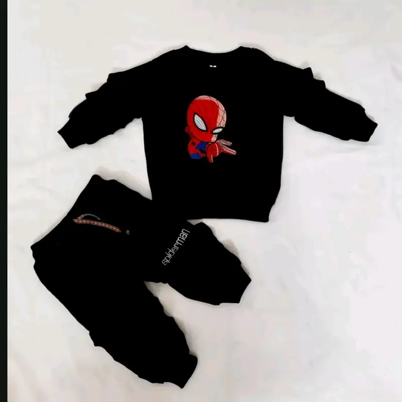 setelan joger spiderman abak laki laki 1-7tahun 0