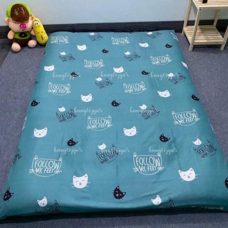 (Bọc nệm topper) Vỏ bọc nệm topper Có thể giặt