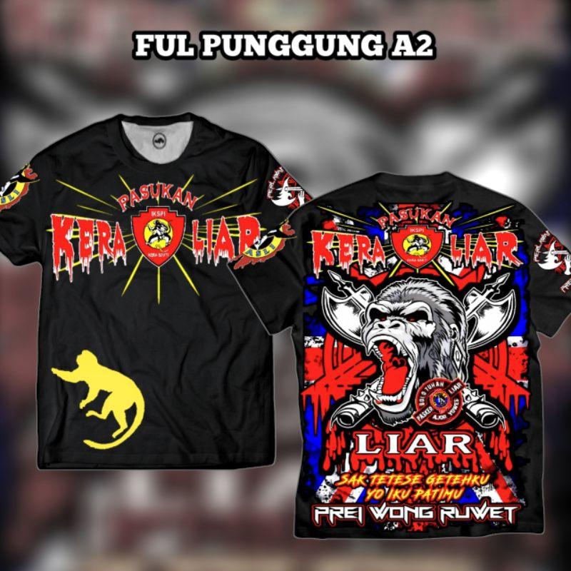 kaos pasker liar original ikspi kera sakti kaos distro disain terbaru pasker liar IKSPI Kera Sakti Ful punggung A2 0