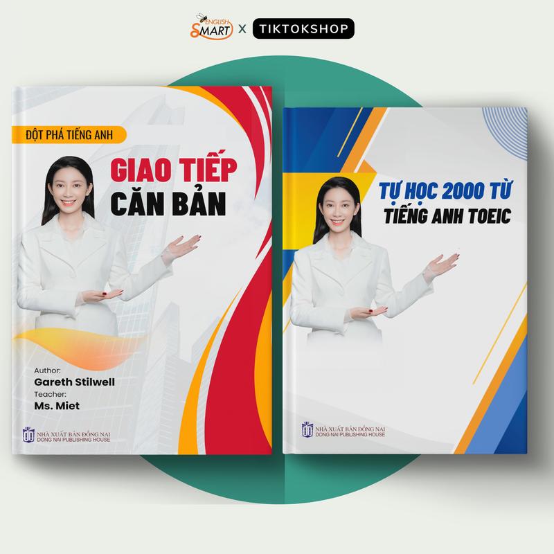 [Sách Giao Tiếp-Nghe-Đọc Hiểu] Bộ Sách Tự Học Đột Phá Tiếng Anh Giao Tiếp Và Sách Tự Học 2000 Từ Vựng Toeic Cho Người Mới Bắt Đầu