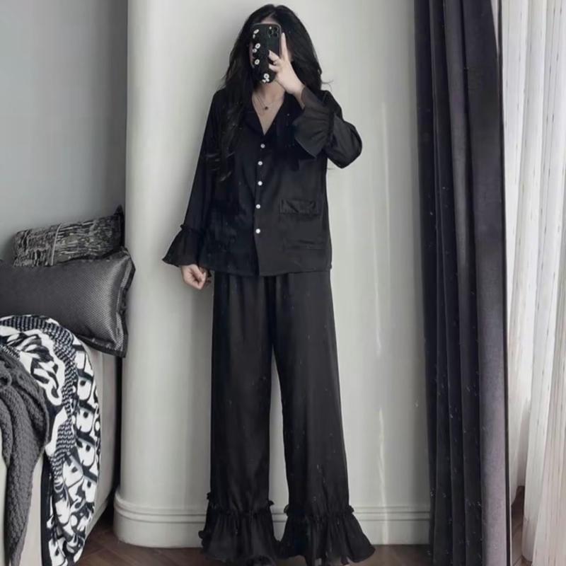 Bộ Pijama Nữ Tiểu Thư sang chảnh Chất lụa QC 3