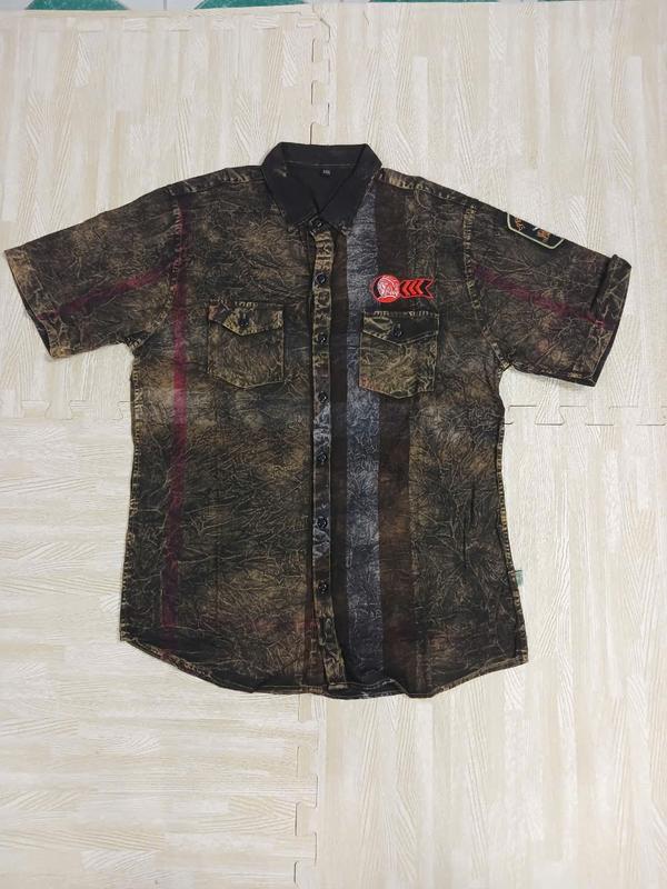 Áo sơ mi nam dep cổ tròn chất liệu vải cotton kate mềm mịn 1