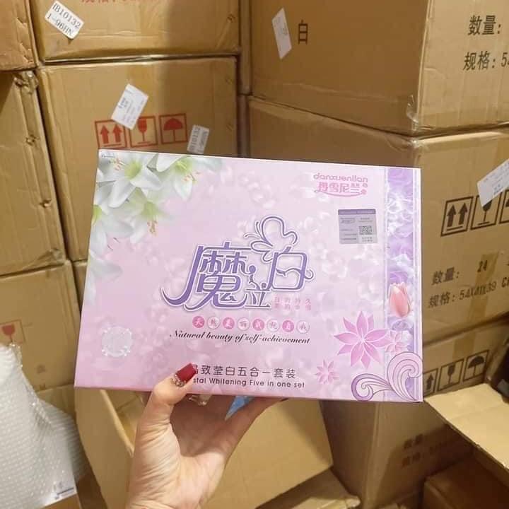 Bộ Sản Phẩm Chăm Sóc Da , Kem Face Dưỡng Da Hoàng Cung Hồng ( 5 Combo Sản Phẩm  Đa Dạng Serum Skincare Son combo _