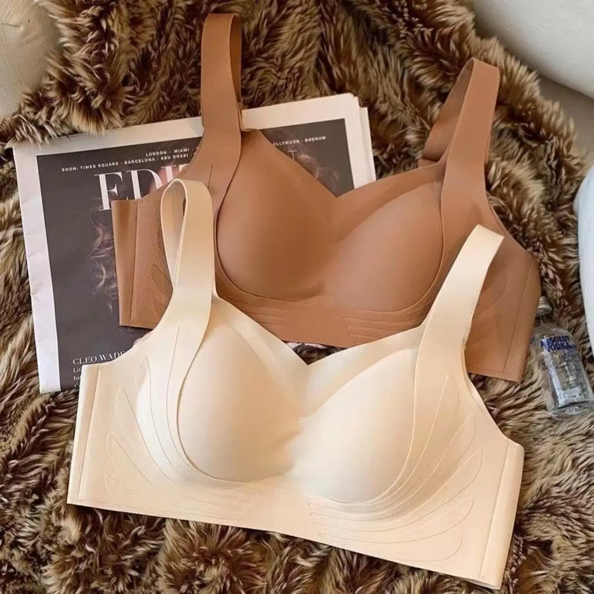 [LUX] L055 Bra Seamless Bh Tanpa Kawat Push Up Bhwanita Busa Tipis Beha Wanita Nyaman