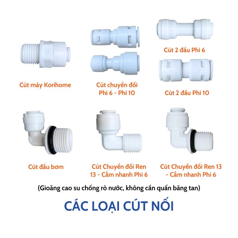 Co Cút Nối Thẳng 6-6, 10-10, Chuyển Đổi 6-10, Cút Ren 13 Dây Phi 6 Có Dùng Cho…