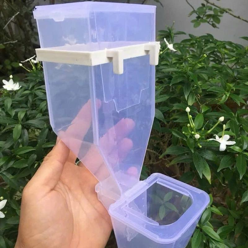 Máng đựng cám lúa cho chim cảnh gà cảnh máng ăn tự động chống bới