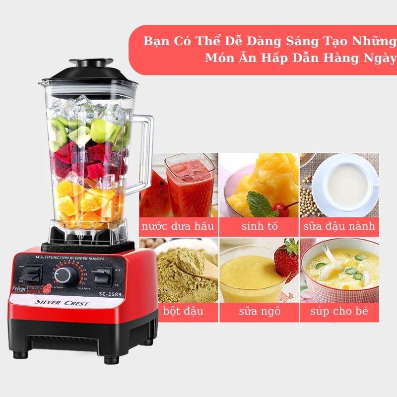 Máy xay sinh tố công nghiệp say sinh tố xay thịt đa năng SAODO MXSTCN0035 9
