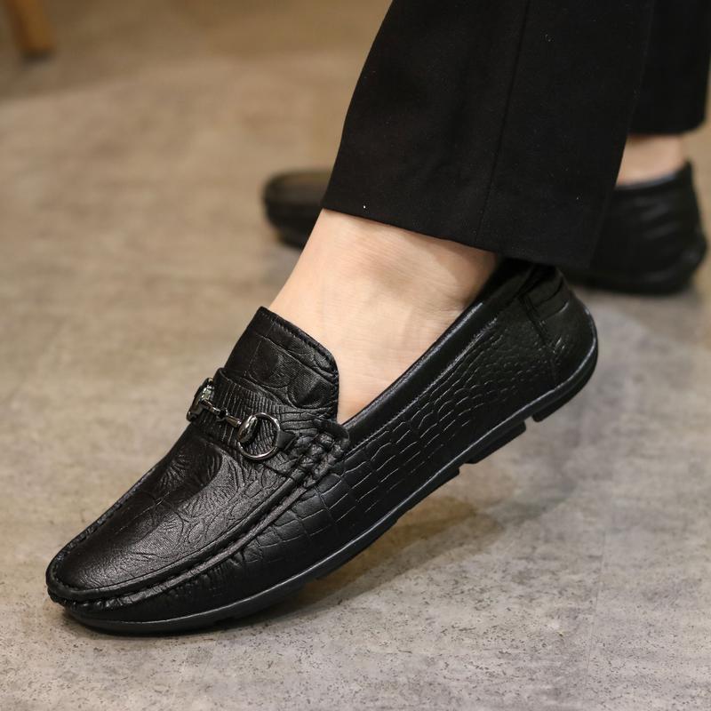 Giày Moca Nam Da Mềm Đế Khâu Mã m010 - Giày Lười Nam Đế Bệt - Giày Nam Giá Rẻ Loafer Shoes