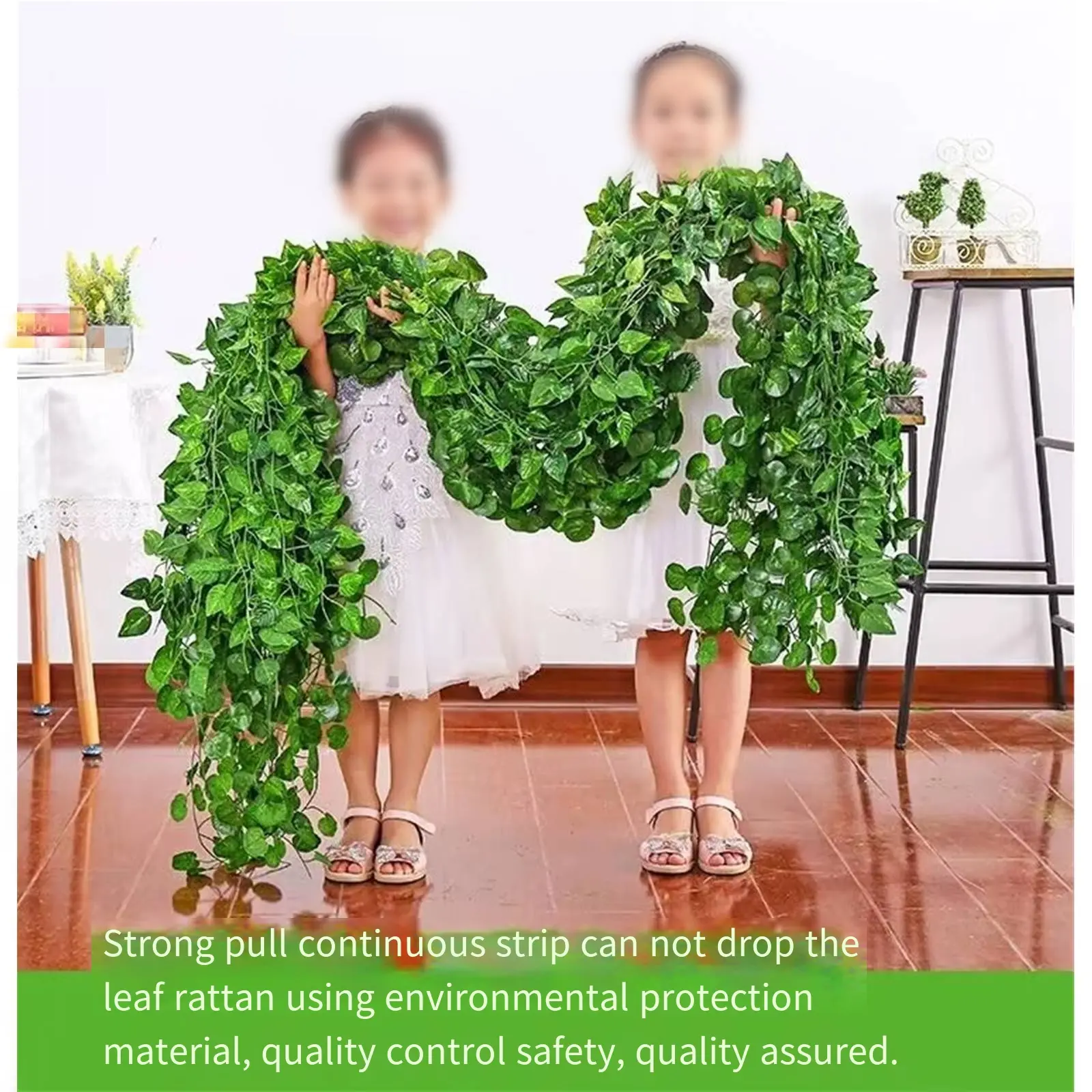 Cây thường xuân nhân tạo, cây nho leo, lá giả thường xanh, vòng hoa giả thực tế, Xanh Lá trang trí, phủ tường, bảng treo trong nhà, nền ngoài trời, nhựa treo, bảo vệ môi trường Decor Decor Phòng Trang Trí Nhà