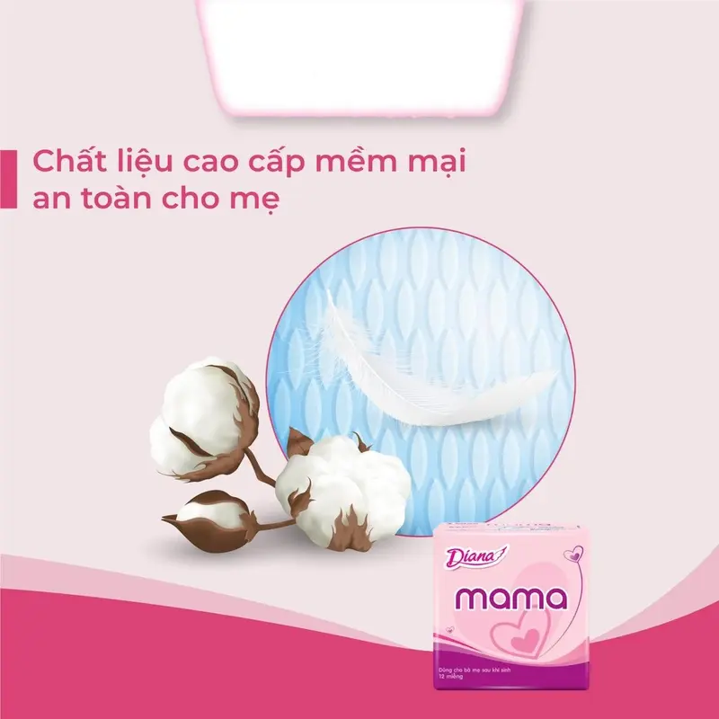 MAMA_BĂNG VỆ SINH CHO MẸ BẦU SAU SINH GÓI 12 MIẾNG [BĂNG VỆ SINH MAMA CHO MẸ BẦU SAU SINH] Cho mẹ 1