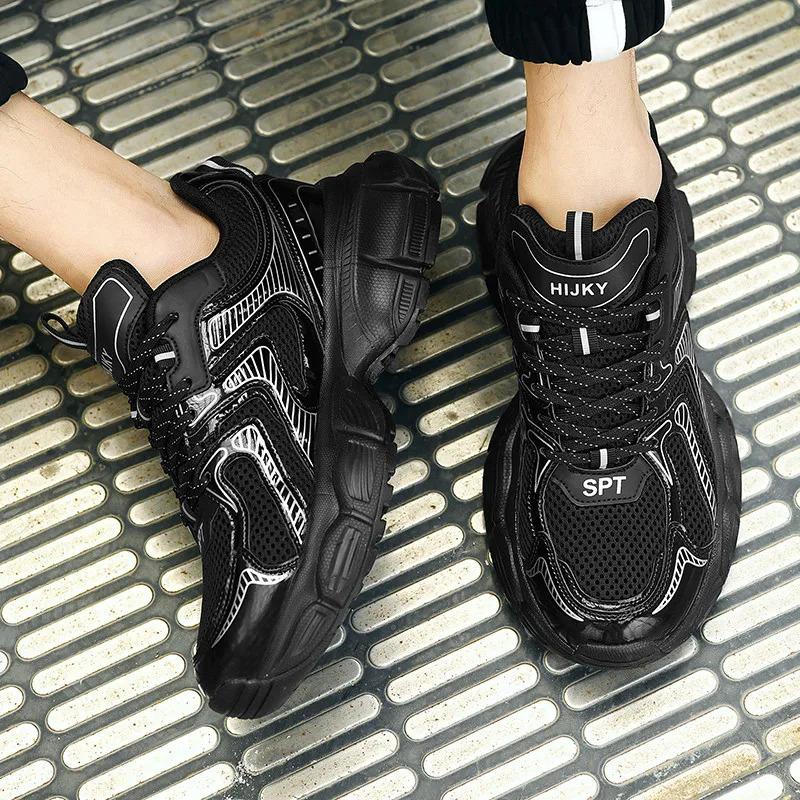 2024 Aanpassen Man Casual Mode Sneakers Snelle Levering Dropshipping Blank Mesh Wandelen Hardlopen Sportschoenen voor Mannen Atletische Hardloper_voghion.com