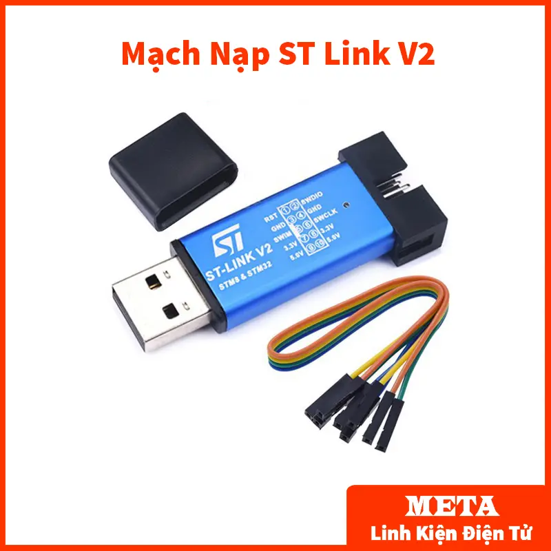 Mạch Nạp ST-Link V2 STM8 STM32 - ST Link V2, STLink V2, Kit STM32F103C8T6 0