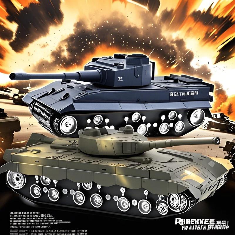 Ready! 1:32 RC Battle Tank - Remote Control, Real - like War Action ...