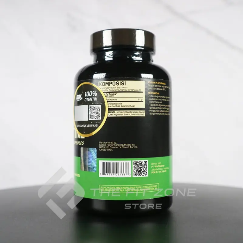 ON Creatine 2500 100 Capsules BPOM 3